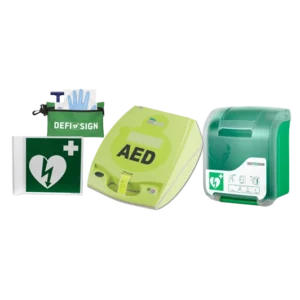 ZOLL AED Plus & seinäkaappi (muovi)