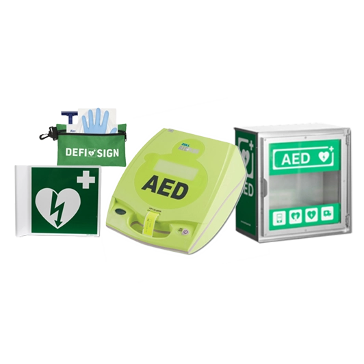 ZOLL AED Plus & ulkokaappi